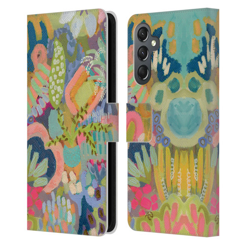 Suzanne Allard Floral Art Summer Fiesta Leather Book Wallet Case Cover For Samsung Galaxy A25 5G