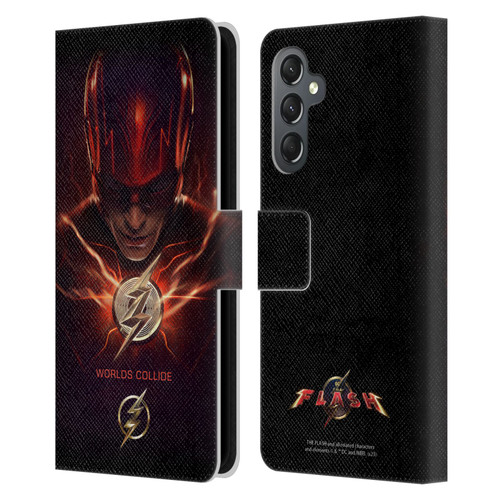 The Flash 2023 Poster Barry Allen Leather Book Wallet Case Cover For Samsung Galaxy A25 5G