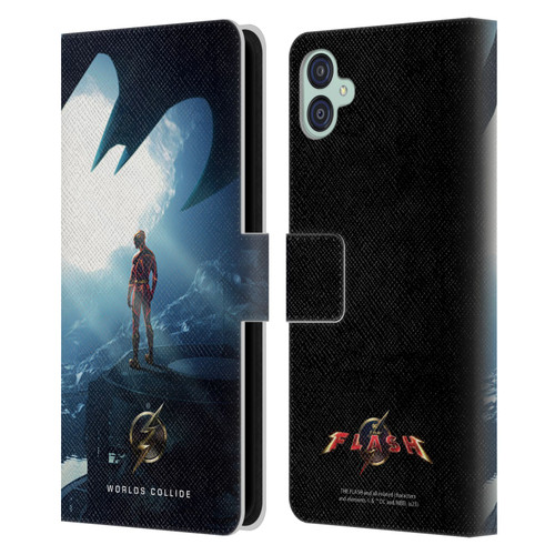 The Flash 2023 Poster Key Art Leather Book Wallet Case Cover For Samsung Galaxy M04 5G / A04e