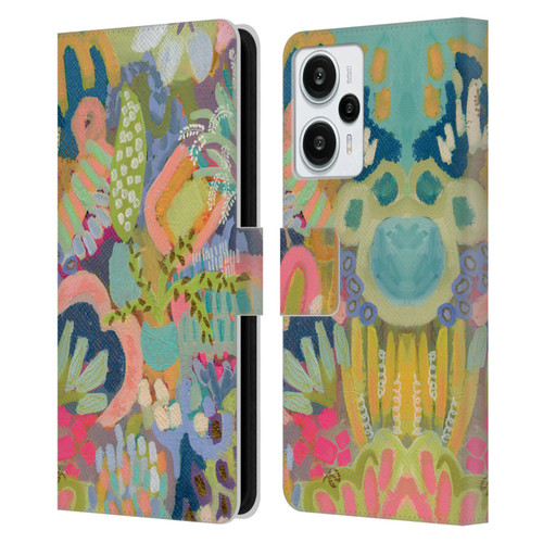 Suzanne Allard Floral Art Summer Fiesta Leather Book Wallet Case Cover For Xiaomi Redmi Note 12T