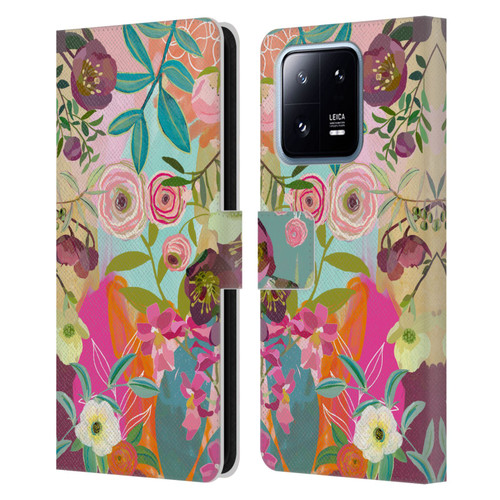 Suzanne Allard Floral Art Chase A Dream Leather Book Wallet Case Cover For Xiaomi 13 Pro 5G