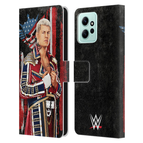 WWE Cody Rhodes Superstar Flag Leather Book Wallet Case Cover For Xiaomi Redmi 12