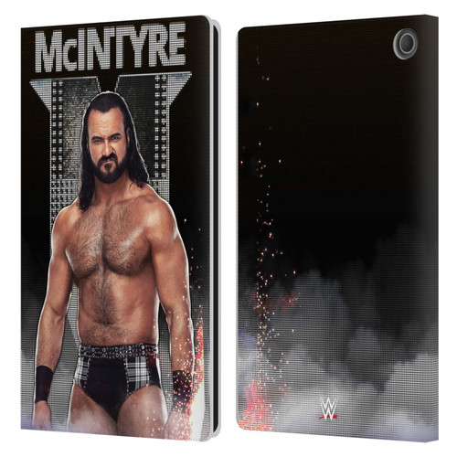 WWE Drew McIntyre LED Image Leather Book Wallet Case Cover For Amazon Fire Max 11 2023
