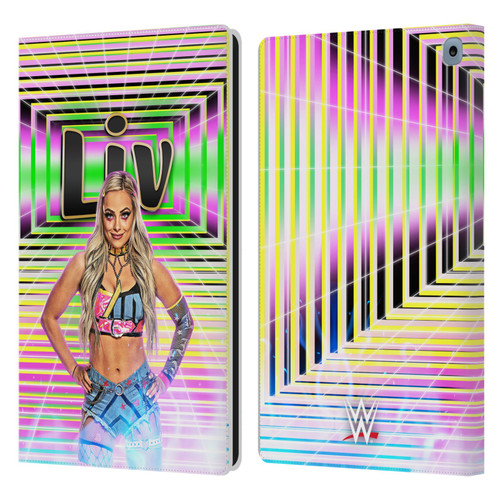 WWE Liv Morgan Portrait Leather Book Wallet Case Cover For Amazon Fire HD 10 / Plus 2021