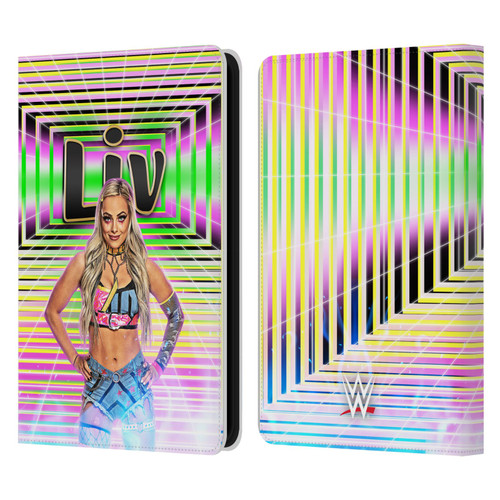 WWE Liv Morgan Portrait Leather Book Wallet Case Cover For Amazon Kindle 11th Gen 6in 2022