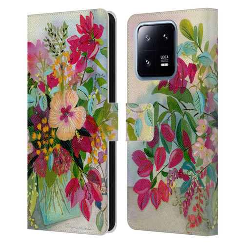 Suzanne Allard Floral Graphics Flamands Leather Book Wallet Case Cover For Xiaomi 13 Pro 5G