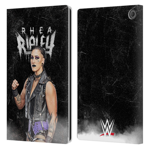 WWE Rhea Ripley Portrait Leather Book Wallet Case Cover For Amazon Fire Max 11 2023