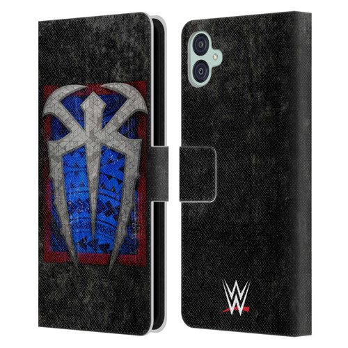 WWE Roman Reigns Distressed Logo Leather Book Wallet Case Cover For Samsung Galaxy M04 5G / A04e