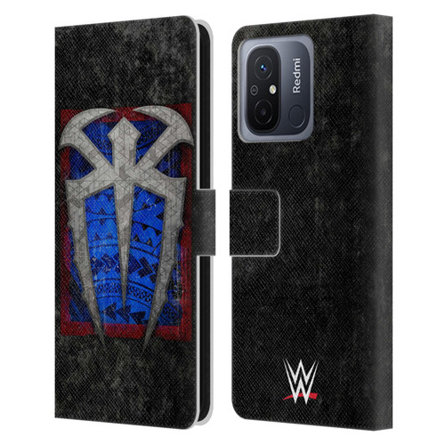 WWE Roman Reigns Distressed Logo Leather Book Wallet Case Cover For Xiaomi Redmi 12C