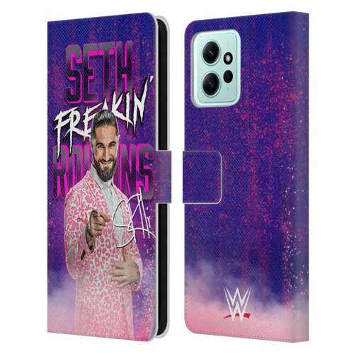 WWE Seth Rollins Seth Freakin' Rollins Leather Book Wallet Case Cover For Xiaomi Redmi 12