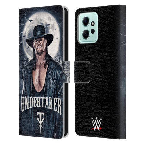 WWE The Undertaker Portrait Leather Book Wallet Case Cover For Xiaomi Redmi 12