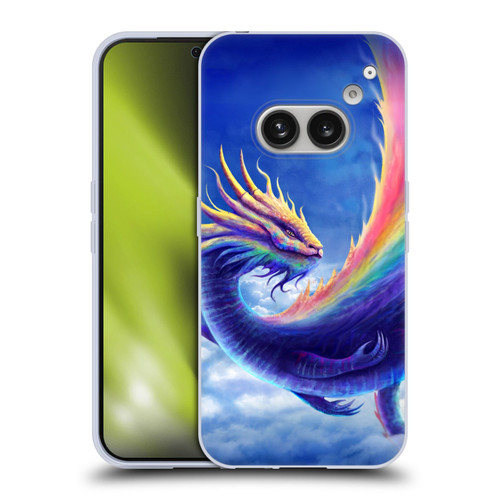 Anthony Christou Art Rainbow Dragon Soft Gel Case for Nothing Phone (2a)