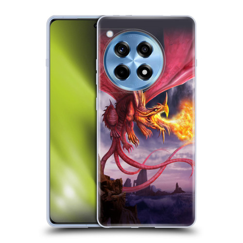 Anthony Christou Art Fire Dragon Soft Gel Case for OnePlus 12R
