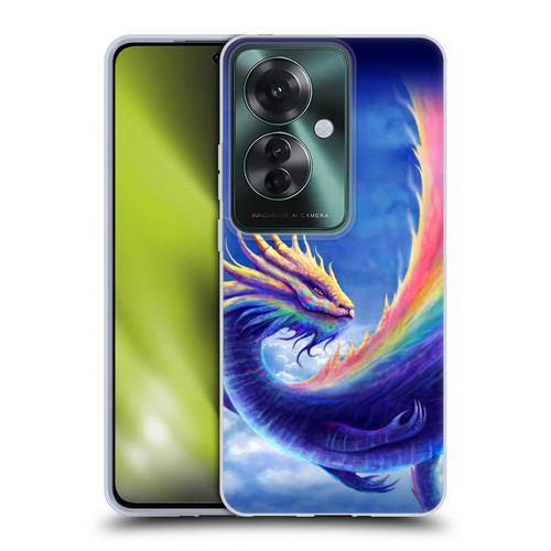 Anthony Christou Art Rainbow Dragon Soft Gel Case for OPPO Reno11 F 5G / F25 Pro 5G