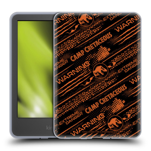 Jurassic World: Camp Cretaceous Character Art Pattern Danger Soft Gel Case for Amazon Kindle 11th Gen 6in 2022