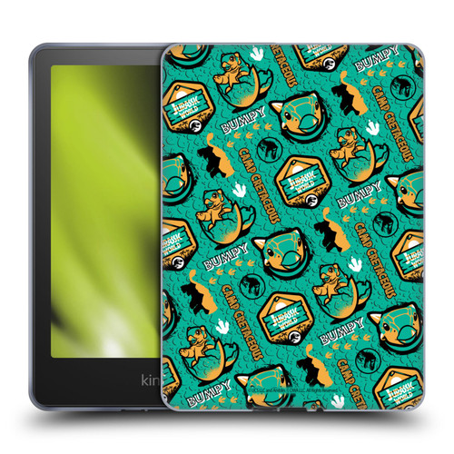 Jurassic World: Camp Cretaceous Character Art Pattern Bumpy Soft Gel Case for Amazon Kindle Paperwhite 5 (2021)