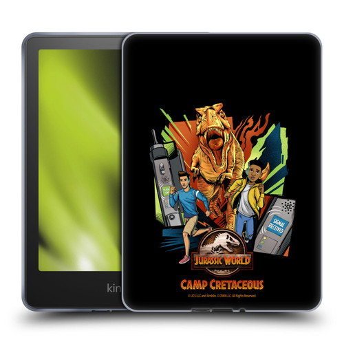 Jurassic World: Camp Cretaceous Character Art Signal Soft Gel Case for Amazon Kindle Paperwhite 5 (2021)