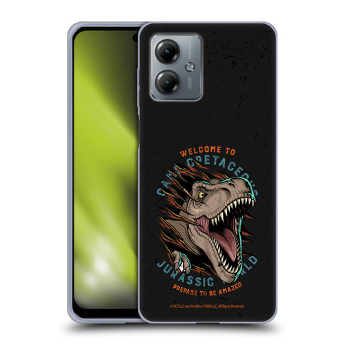 Jurassic World: Camp Cretaceous Dinosaur Graphics Welcome Soft Gel Case for Motorola Moto G14