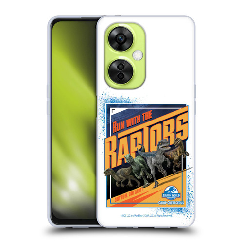 Jurassic World: Camp Cretaceous Dinosaur Graphics Run Soft Gel Case for OnePlus Nord CE 3 Lite 5G