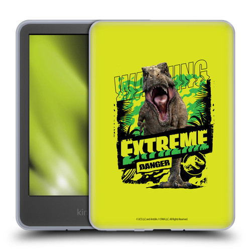 Jurassic World: Camp Cretaceous Dinosaur Graphics Extreme Danger Soft Gel Case for Amazon Kindle 11th Gen 6in 2022