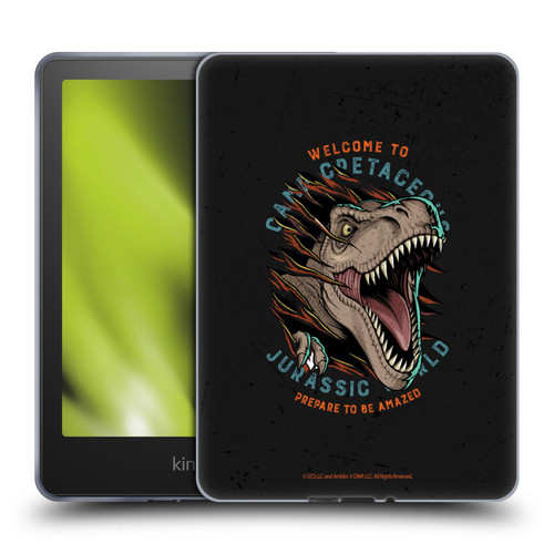 Jurassic World: Camp Cretaceous Dinosaur Graphics Welcome Soft Gel Case for Amazon Kindle Paperwhite 5 (2021)