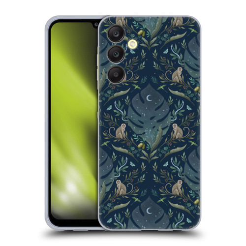 Episodic Drawing Art Monkey Tropical Light Pattern Soft Gel Case for Samsung Galaxy A25 5G