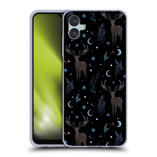 Episodic Drawing Art Winter Deer Pattern Soft Gel Case for Samsung Galaxy M04 5G / A04e