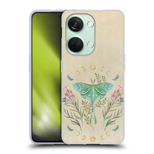 Episodic Drawing Illustration Animals Moth, Butterflies, & Flowers Soft Gel Case for OnePlus Nord 3 5G