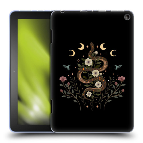 Episodic Drawing Illustration Animals Serpent Spell Soft Gel Case for Amazon Fire HD 8/Fire HD 8 Plus 2020