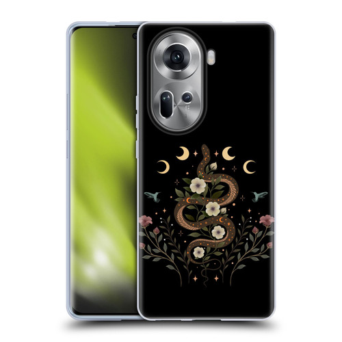 Episodic Drawing Illustration Animals Serpent Spell Soft Gel Case for OPPO Reno11