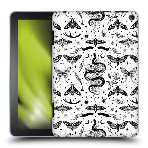 Episodic Drawing Pattern Flash Tattoo Soft Gel Case for Amazon Fire HD 8/Fire HD 8 Plus 2020