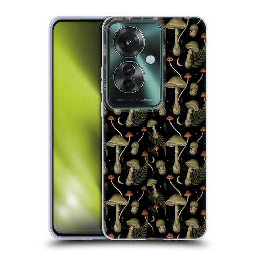 Episodic Drawing Pattern Death Cap Soft Gel Case for OPPO Reno11 F 5G / F25 Pro 5G