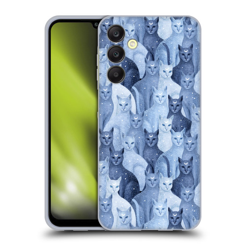 Episodic Drawing Pattern Cats Soft Gel Case for Samsung Galaxy A25 5G