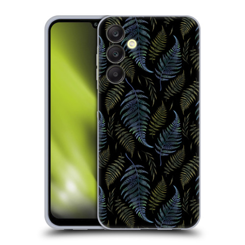 Episodic Drawing Pattern Leaves Soft Gel Case for Samsung Galaxy A25 5G