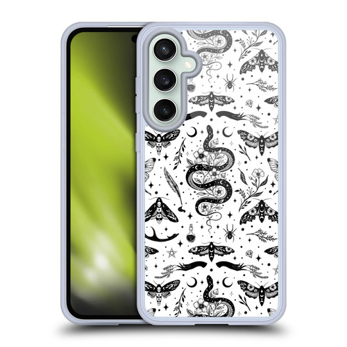 Episodic Drawing Pattern Flash Tattoo Soft Gel Case for Samsung Galaxy S23 FE 5G