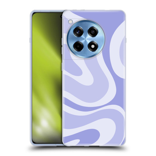 Kierkegaard Design Studio Art Modern Liquid Swirl Purple Soft Gel Case for OnePlus 12R