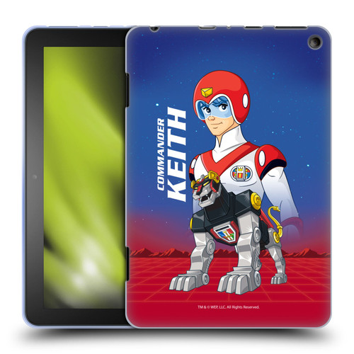 Voltron Character Art Commander Keith Soft Gel Case for Amazon Fire HD 8/Fire HD 8 Plus 2020