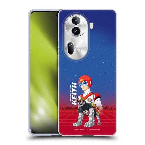 Voltron Character Art Commander Keith Soft Gel Case for OPPO Reno11 Pro