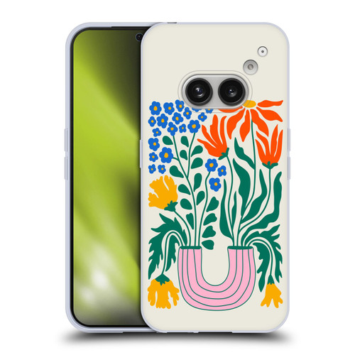 Ayeyokp Plants And Flowers Withering Flower Market Soft Gel Case for Nothing Phone (2a)