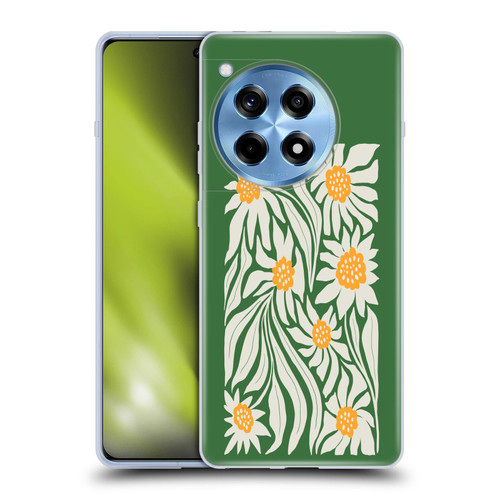 Ayeyokp Plants And Flowers Sunflowers Green Soft Gel Case for OnePlus 12R