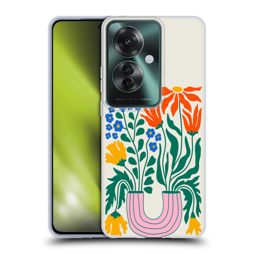 Ayeyokp Plants And Flowers Withering Flower Market Soft Gel Case for OPPO Reno11 F 5G / F25 Pro 5G