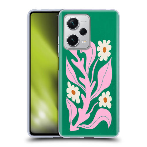 Ayeyokp Plants And Flowers Green Les Fleurs Color Soft Gel Case for Xiaomi Redmi Note 12 Pro+ 5G