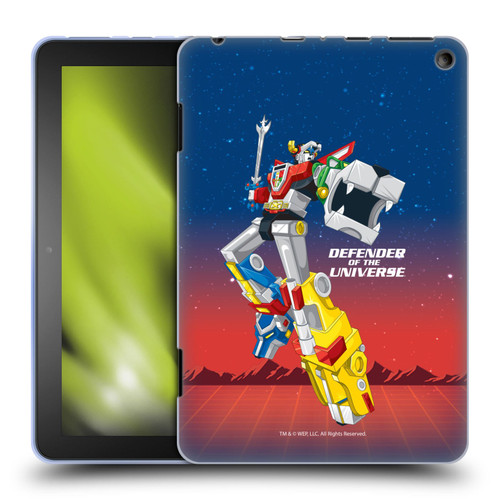 Voltron Graphics Defender Of Universe Gradient Soft Gel Case for Amazon Fire HD 8/Fire HD 8 Plus 2020