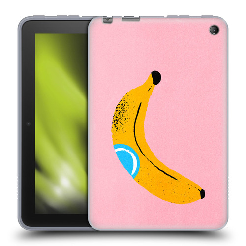 Ayeyokp Pop Banana Pop Art Soft Gel Case for Amazon Fire 7 2022