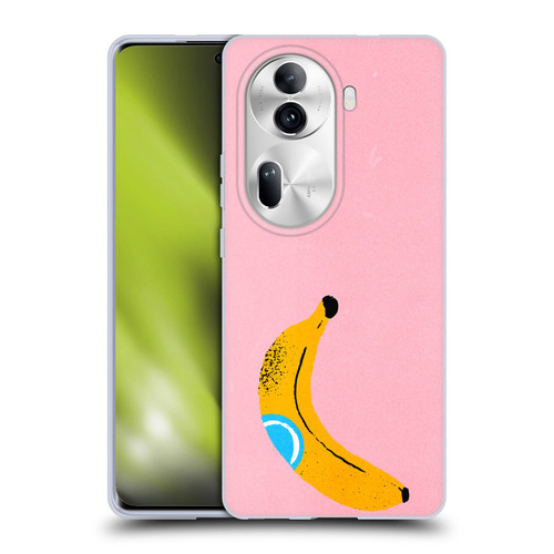 Ayeyokp Pop Banana Pop Art Soft Gel Case for OPPO Reno11 Pro