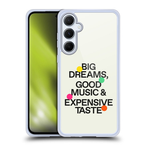 Ayeyokp Pop Big Dreams, Good Music Soft Gel Case for Samsung Galaxy A55 5G