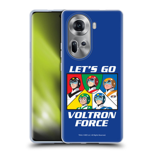 Voltron Graphics Go Voltron Force Soft Gel Case for OPPO Reno11