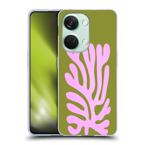Ayeyokp Plant Pattern Abstract Soft Gel Case for OnePlus Nord 3 5G