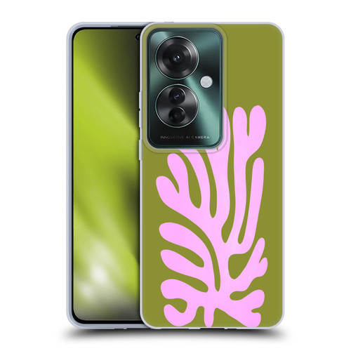 Ayeyokp Plant Pattern Abstract Soft Gel Case for OPPO Reno11 F 5G / F25 Pro 5G