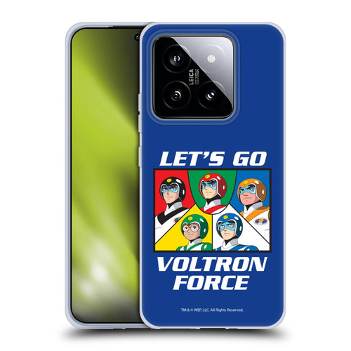 Voltron Graphics Go Voltron Force Soft Gel Case for Xiaomi 14
